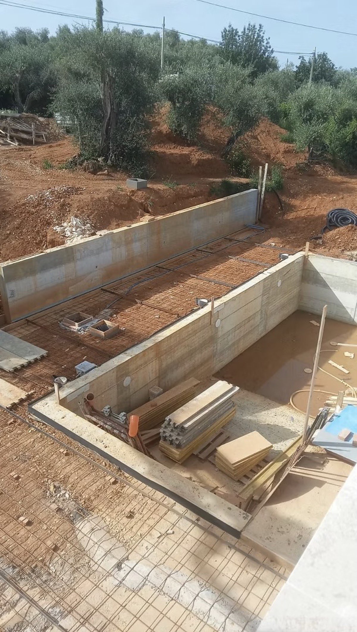 Costruzione piscina interrata Camaiore